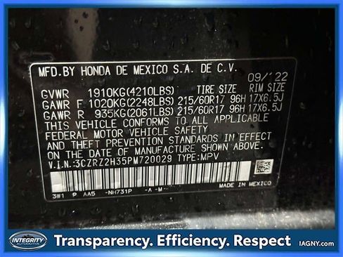 Used 2023 Honda HR-V LX image 30