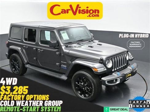 Used 2022 Jeep Wrangler Unlimited Sahara w/ Cold Weather Group image 1