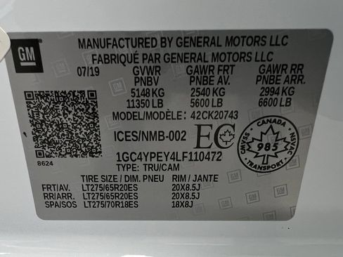 Used 2020 Chevrolet Silverado 2500 LTZ image 71