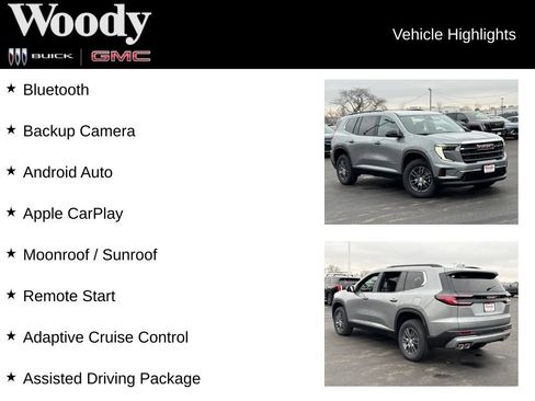 New 2026 GMC Acadia Elevation AWD/4WD image 3