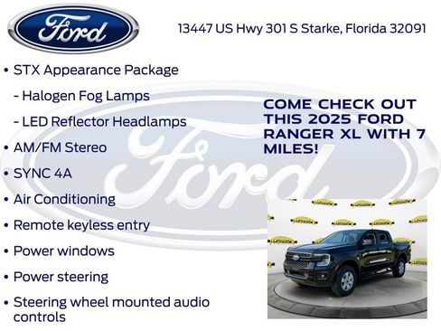 New 2025 Ford Ranger XL image 15