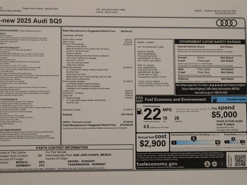 New 2025 Audi SQ5 Premium Plus image 31