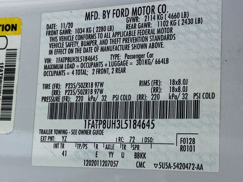 Used 2020 Ford Mustang Premium RWD image 12