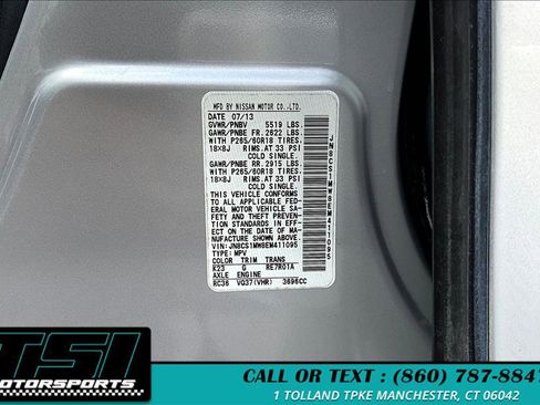 Used 2014 INFINITI QX70 AWD w/ Premium Package image 35