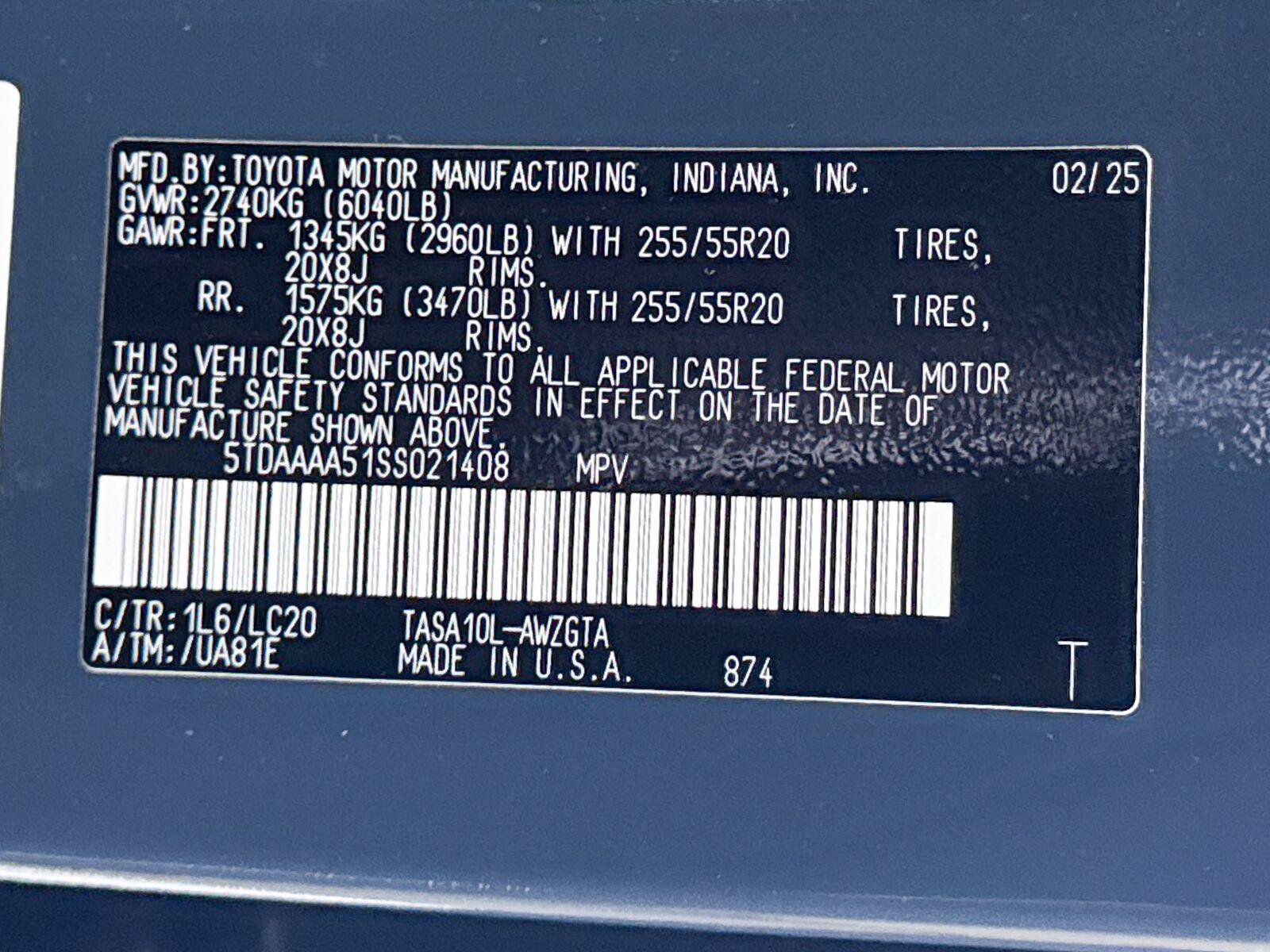 Used 2025 Toyota Grand Highlander FWD image 40
