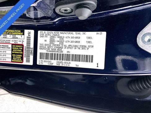 Used 2025 Toyota Sequoia Limited w/ Nightshade Package image 43