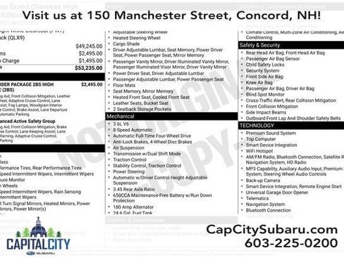 Used 2019 Jeep Grand Cherokee High Altitude AWD/4WD image 1