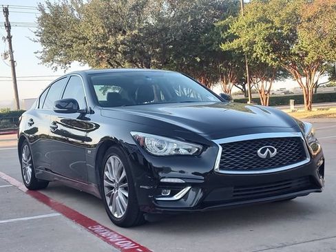 Used 2019 INFINITI Q50 Luxe w/ Essential Package (3.0T Luxe) RWD image 1