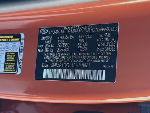 Used 2025 Hyundai Santa Fe Limited AWD/4WD image 37