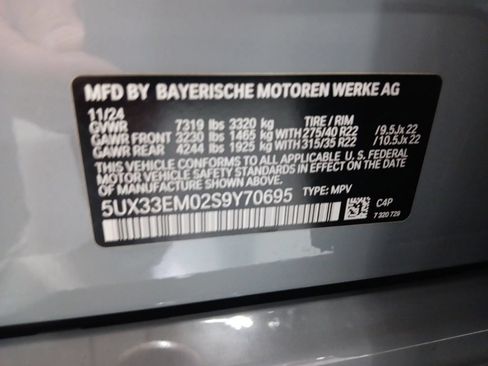Certified 2025 BMW X7 M60i AWD/4WD image 3