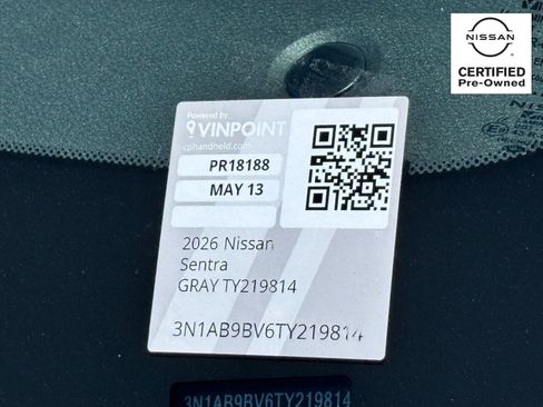 Certified 2026 Nissan Sentra S w/ Floor Mat Package FWD image 30