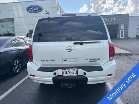 Used 2015 Nissan Armada Platinum w/ 2nd Row Captain Seat Package AWD/4WD image 8