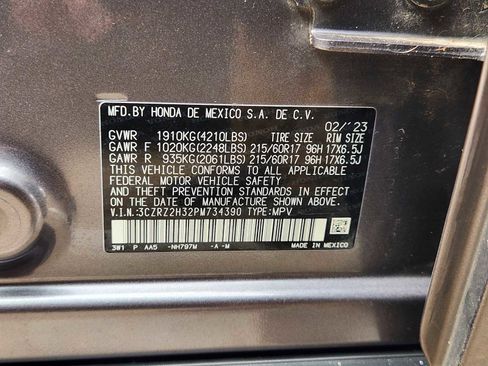 Certified 2023 Honda HR-V LX image 33