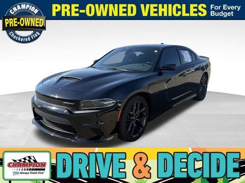 Used 2023 Dodge Charger R/T w/ Blacktop Package RWD image 1