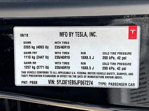 Used 2018 Tesla Model 3 Long Range image 30