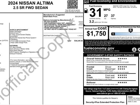 Used 2024 Nissan Altima 2.5 SR FWD image 4