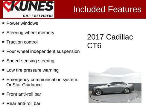 Used 2017 Cadillac CT6 Luxury AWD/4WD image 3