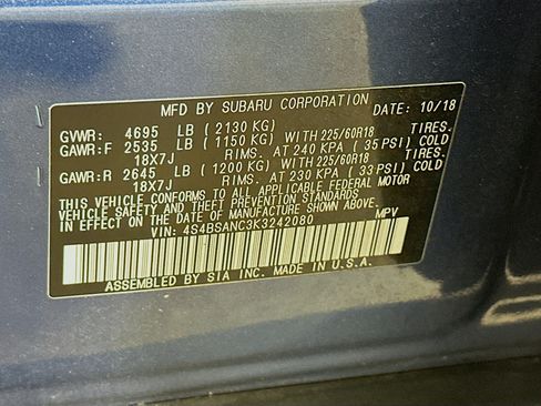 Used 2019 Subaru Outback 2.5i Limited AWD/4WD image 12