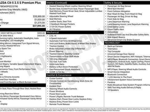Used 2023 MAZDA CX-5 AWD 2.5 S w/ Premium Plus Pkg image 4