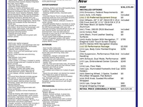 Used 2013 Chevrolet Camaro SS w/ SS Performance Package image 20