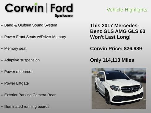 Used 2017 Mercedes-Benz GLS 63 AMG 4MATIC image 6