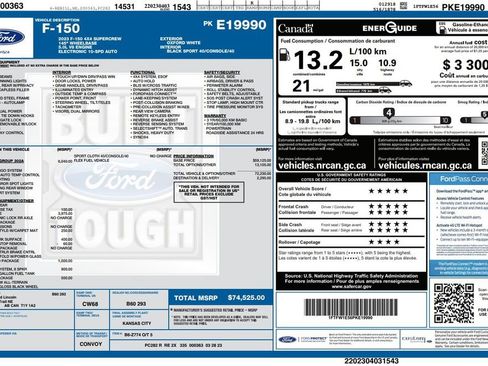 Used 2023 Ford F150 XLT w/ Equipment Group 302A High image 3