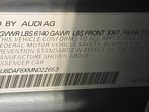 Used 2021 Audi A8 L 3.0T w/ Executive Plus Package image 86