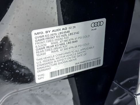 New 2027 Audi Q6 e-tron Prestige AWD/4WD image 28