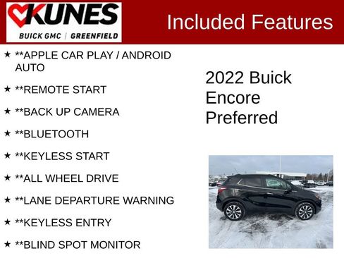 Used 2022 Buick Encore Preferred w/ Safety Package image 2
