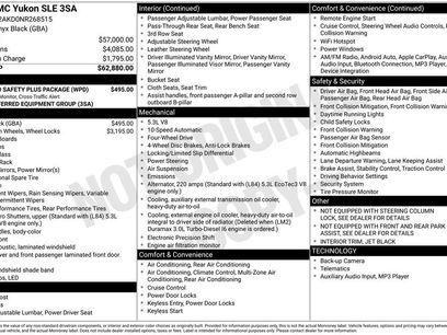 Used 2022 GMC Yukon SLE w/ Gmc Pro Safety Plus Package