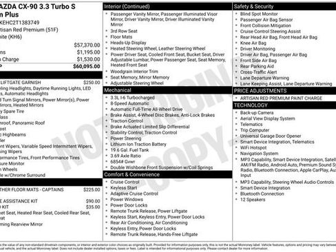 New 2026 MAZDA CX-90 3.3 Turbo S w/ Premium Plus AWD/4WD image 27