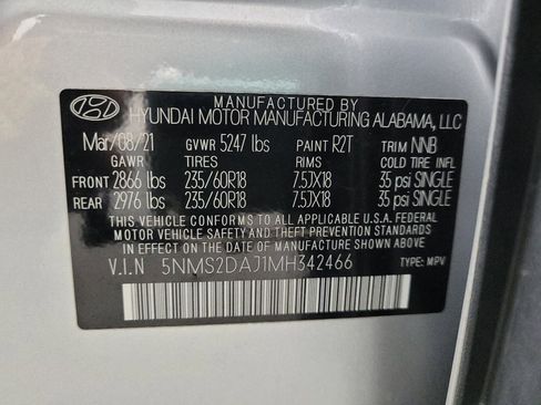 Used 2021 Hyundai Santa Fe SEL AWD/4WD image 33