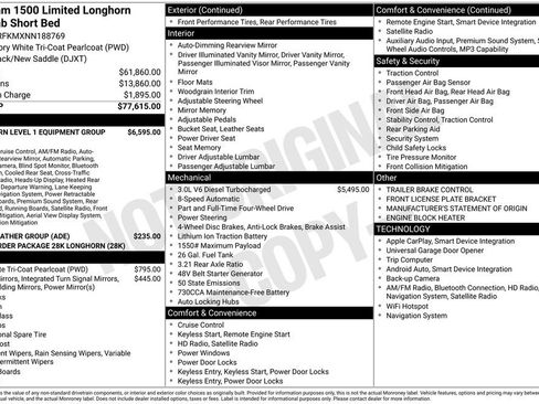 Used 2022 RAM 1500 Limited AWD/4WD image 3