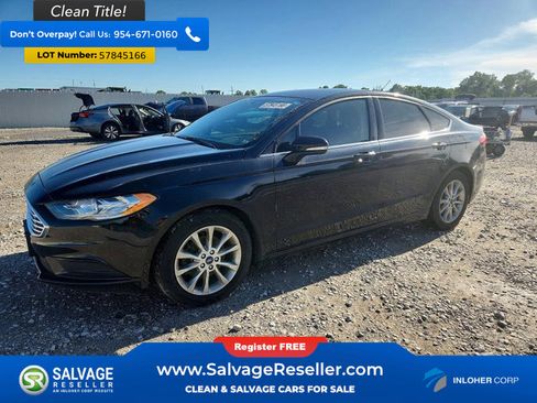 Used 2017 Ford Fusion SE w/ Fusion SE Technology Package FWD image 1