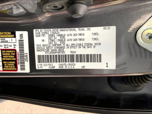 Used 2023 Toyota Tundra SR5 w/ TRD Off-Road Package image 33