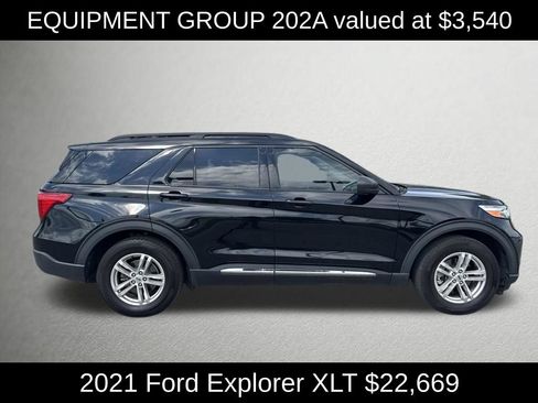 Used 2021 Ford Explorer XLT w/ Equipment Group 202A RWD image 2