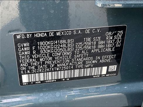 Used 2026 Honda HR-V EX-L image 34