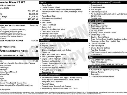 Used 2020 Chevrolet Blazer LT image 1