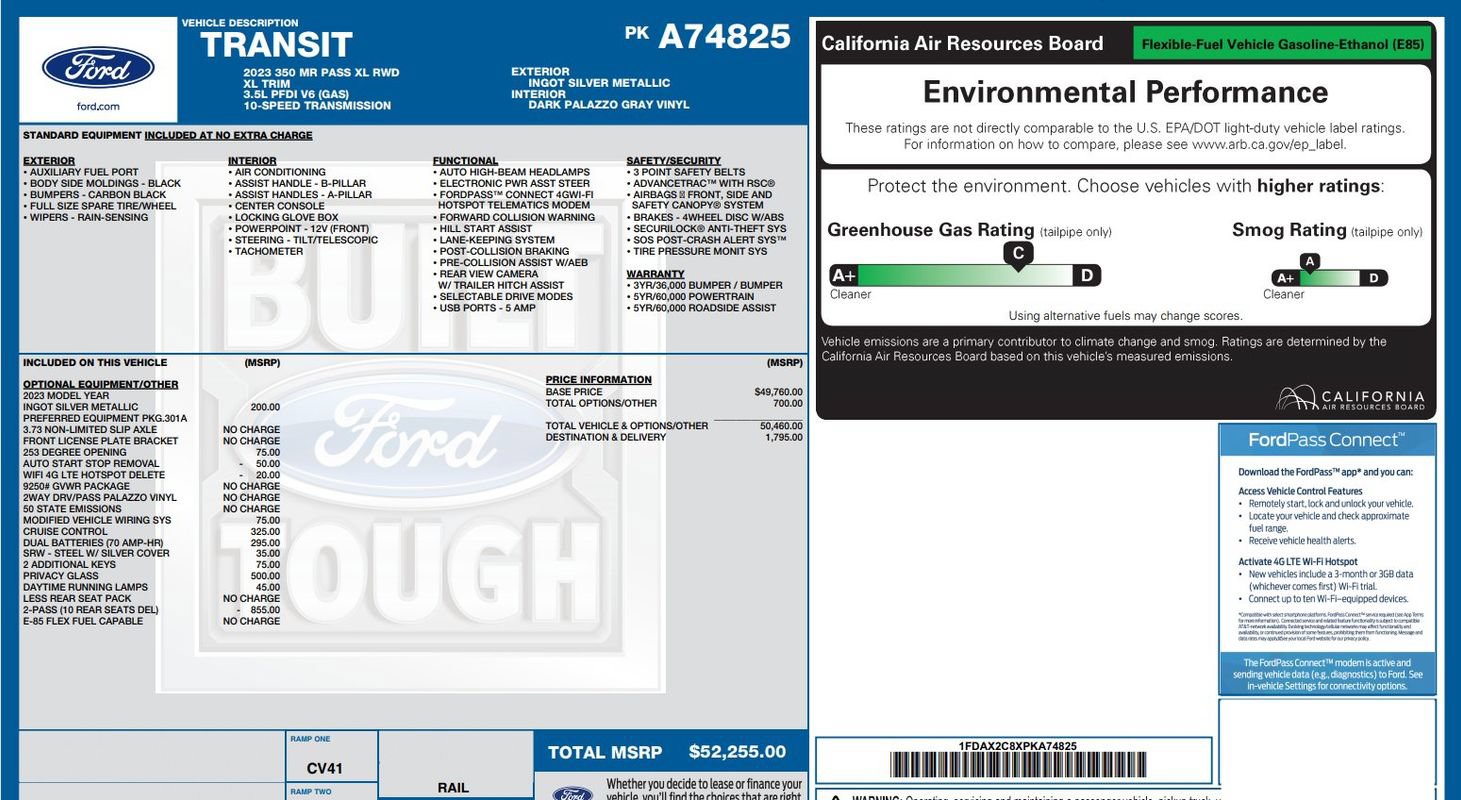 Used 2023 Ford Transit 350 XL RWD image 9