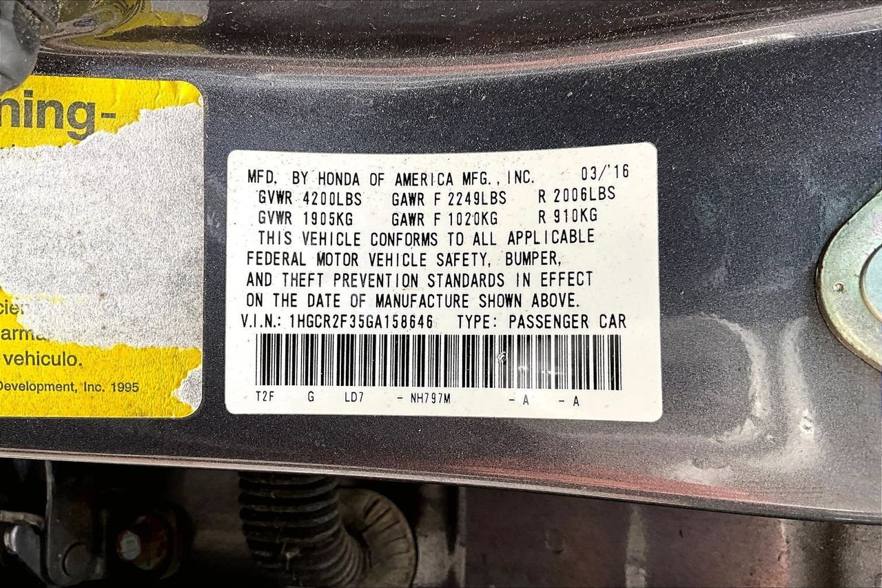 Used 2016 Honda Accord LX image 16