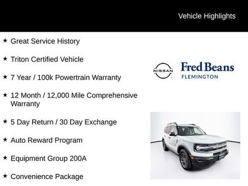 Used 2022 Ford Bronco Sport Big Bend w/ Convenience Package AWD/4WD image 6