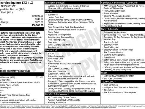 Used 2012 Chevrolet Equinox LTZ image 18