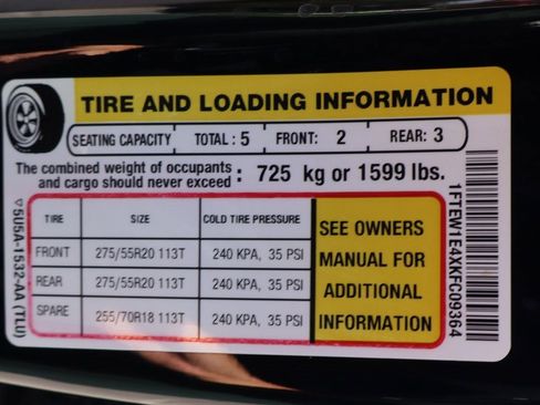 Used 2019 Ford F150 Lariat w/ Equipment Group 502A Luxury image 62