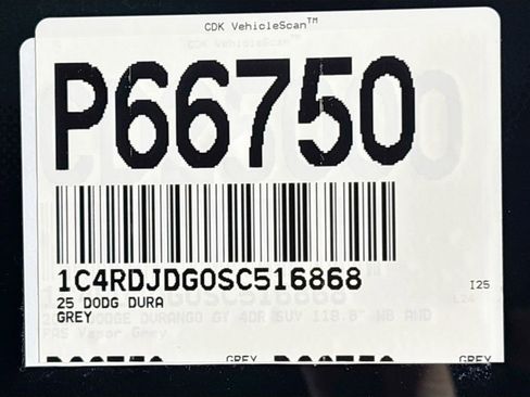 Certified 2025 Dodge Durango GT w/ Blacktop Package image 26