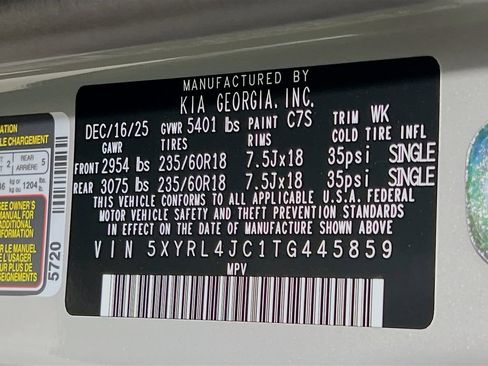 New 2026 Kia Sorento S w/ S Panoramic Sunroof Package image 32