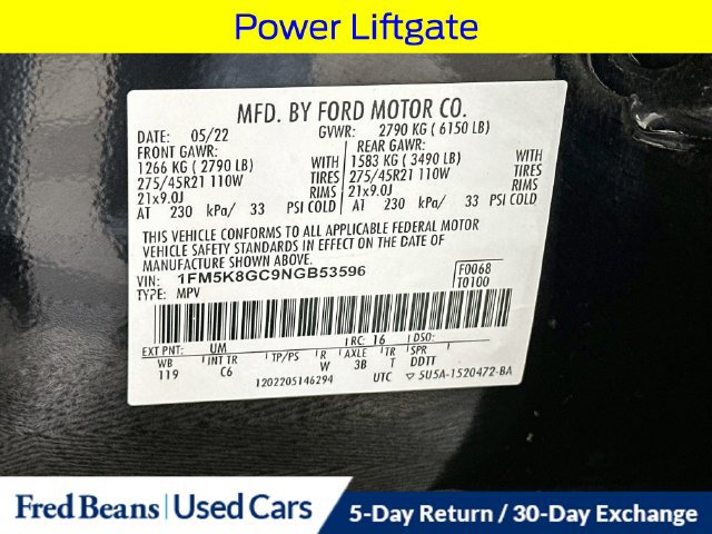Used 2022 Ford Explorer ST w/ Equipment Group 401A AWD/4WD image 42