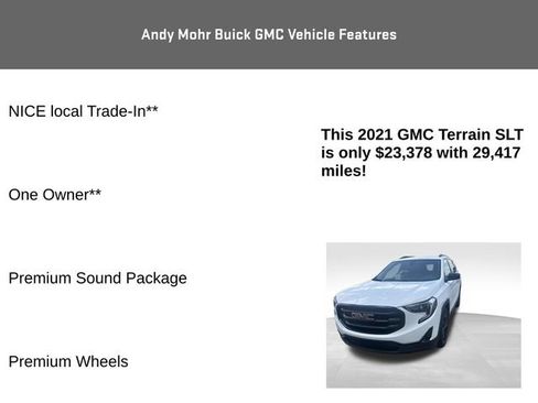Used 2021 GMC Terrain SLT w/ Infotainment Package II FWD image 8