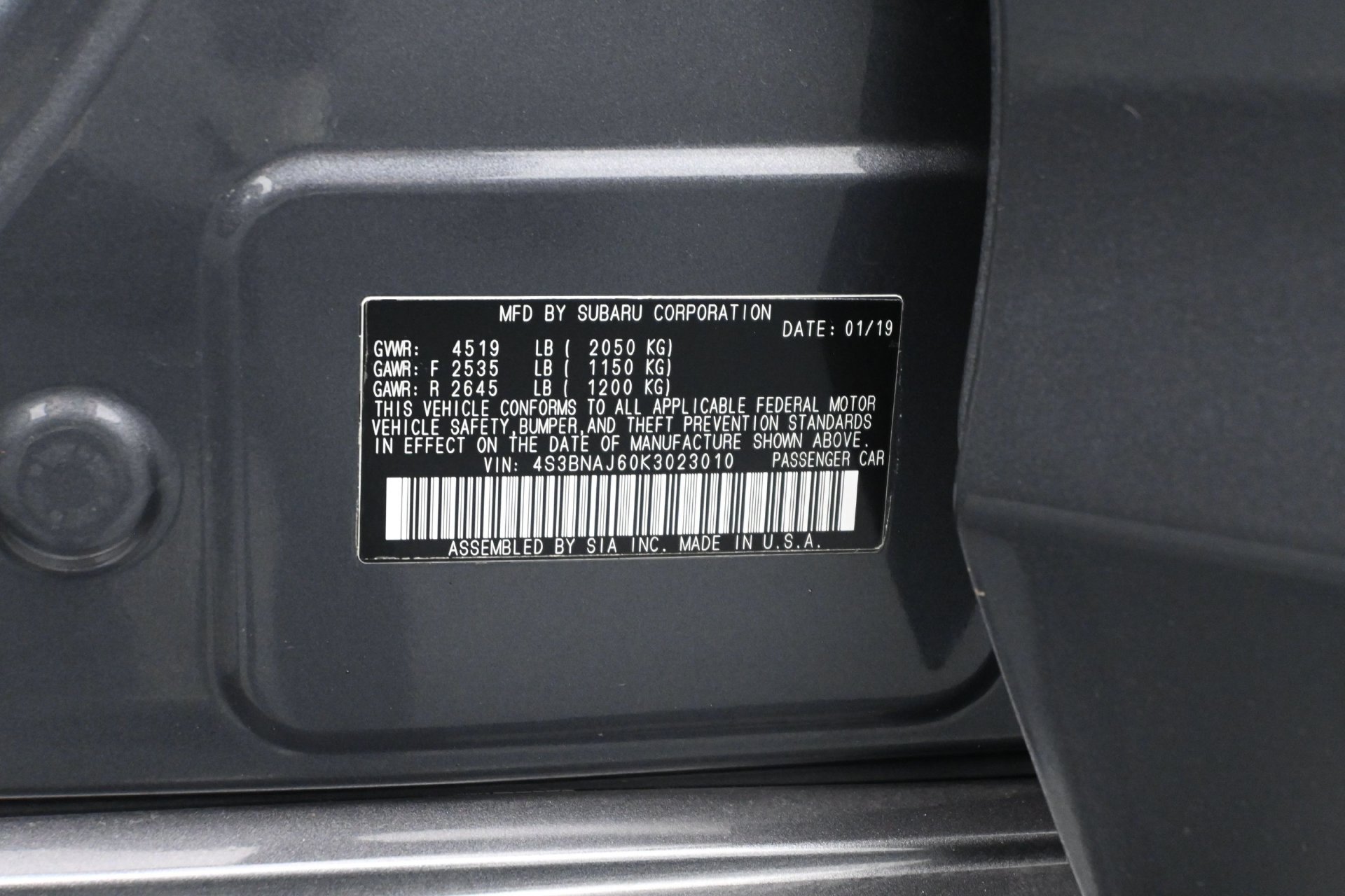 Used 2019 Subaru Legacy 2.5i Limited AWD/4WD image 27