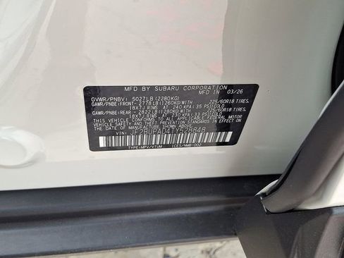 New 2026 Subaru Outback Premium AWD/4WD image 15