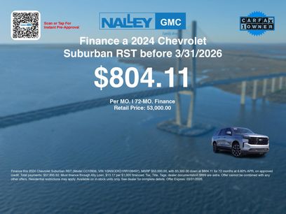 Used 2024 Chevrolet Suburban RST w/ Luxury Package